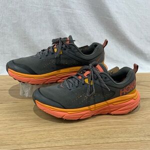 HOKA ONE ONE Challenger ATR 6 Mesh Castlerock Camellia Shoes Women’s Size 8.5